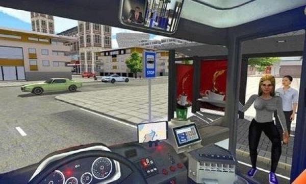 模拟公交大巴车驾驶游戏截图